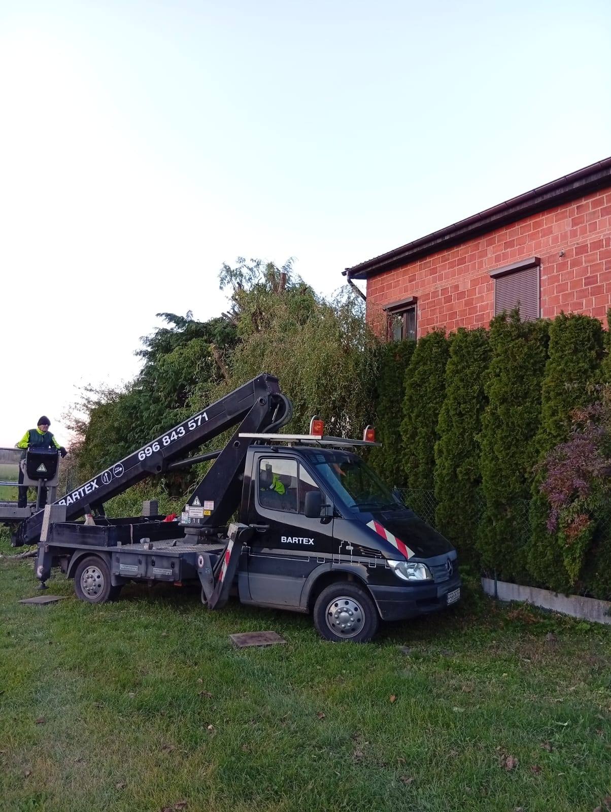 Realizacja prac wysokościowych podnośnikiem koszowym – Wielkopolska